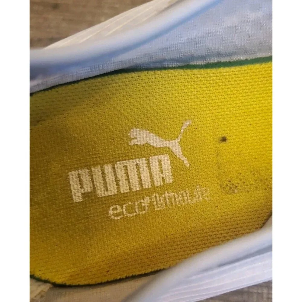 Puma Eco OrthoLite Shoes Sneakers Womens Size 7 Gray‎ Yellow